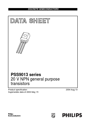 PSS9013H Datasheet PDF Philips Electronics