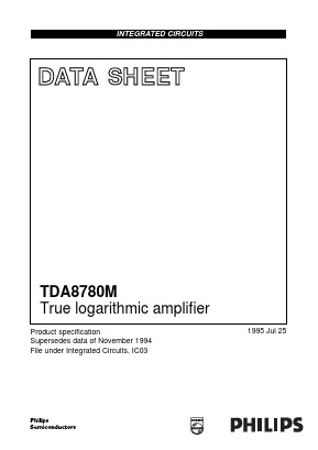 TDA8783M Datasheet PDF Philips Electronics