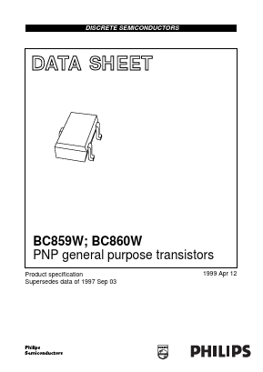 BC860BW Datasheet PDF Philips Electronics