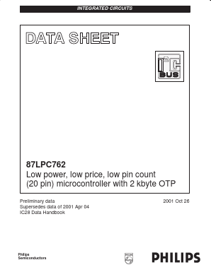 S87LPC768FD Datasheet PDF Philips Electronics