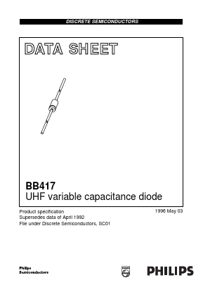 BB417 Datasheet PDF Philips Electronics