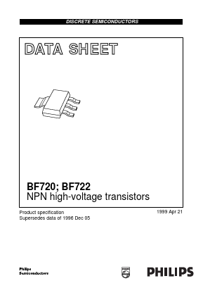 BF720 Datasheet PDF Philips Electronics