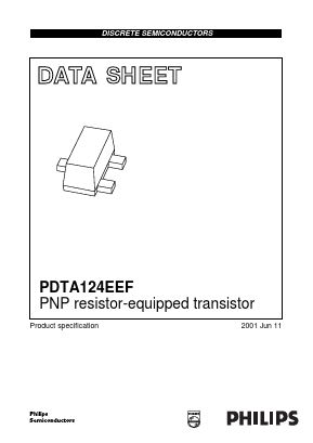 PDTA124EEF Datasheet PDF Philips Electronics
