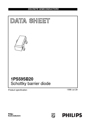 1PS59SB20 Datasheet PDF Philips Electronics