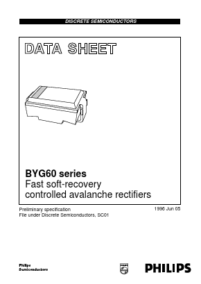 BYG60G Datasheet PDF Philips Electronics