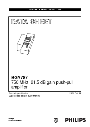 BGY787 Datasheet PDF Philips Electronics