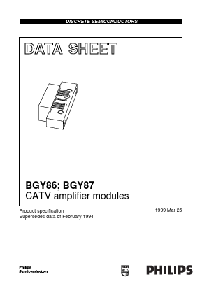 BGY86 Datasheet PDF Philips Electronics