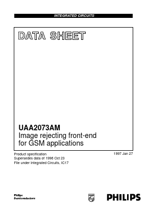 UAA2073AM Datasheet PDF Philips Electronics