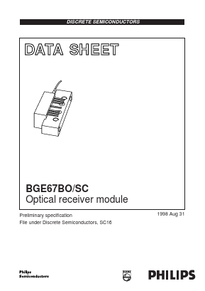 BGE67BO/SC Datasheet PDF Philips Electronics