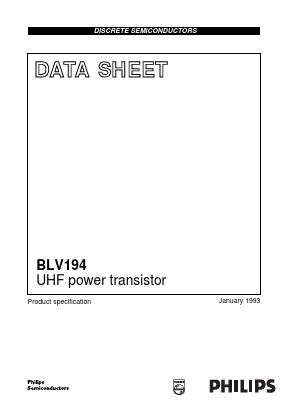 BLV194 Datasheet PDF Philips Electronics