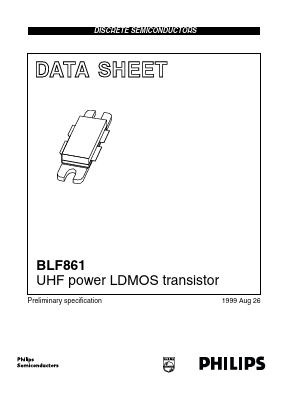 BLF861 Datasheet PDF Philips Electronics