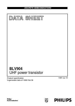 BLV904 Datasheet PDF Philips Electronics