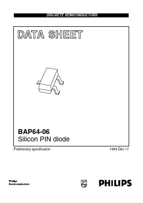 BAP64-06 Datasheet PDF Philips Electronics