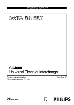 SC4000 Datasheet PDF Philips Electronics