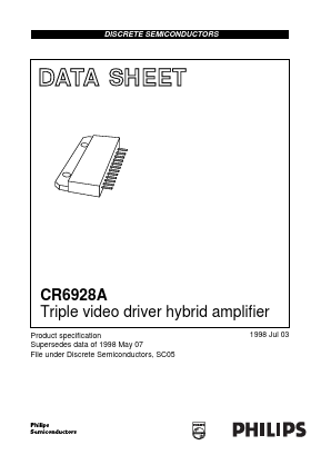 CR6928A Datasheet PDF Philips Electronics