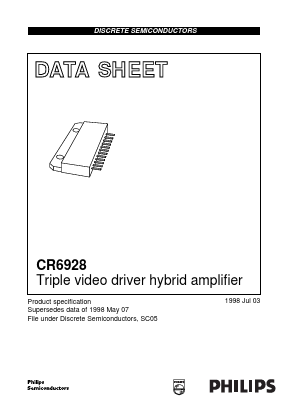 CR6928 Datasheet PDF Philips Electronics