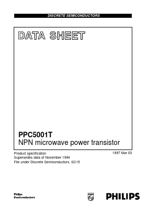 PPC5001T Datasheet PDF Philips Electronics