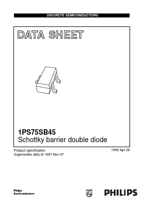 1PS75SB45 Datasheet PDF Philips Electronics