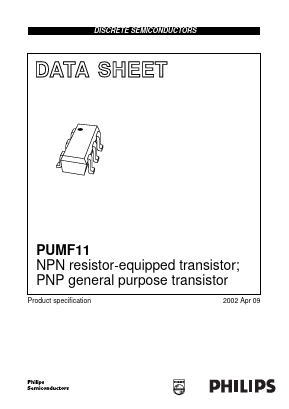 PUMF11 Datasheet PDF Philips Electronics