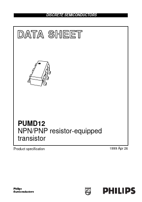 PUMD12 Datasheet PDF Philips Electronics