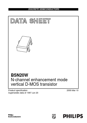 BSN20W Datasheet PDF Philips Electronics