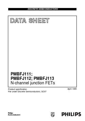 PMBFJ113 Datasheet PDF Philips Electronics