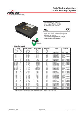 PSK4812-7 Datasheet PDF Power-One Inc.