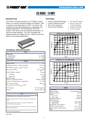 LES020ZG Datasheet PDF Power-One Inc.