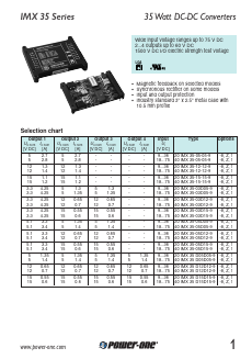 20IMX35-05D05-9 Datasheet PDF Power-One Inc.