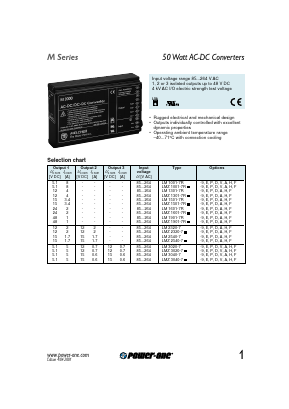 LM2320-7 Datasheet PDF Power-One Inc.