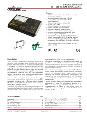 48Q1001-2R Datasheet PDF Power-One Inc.