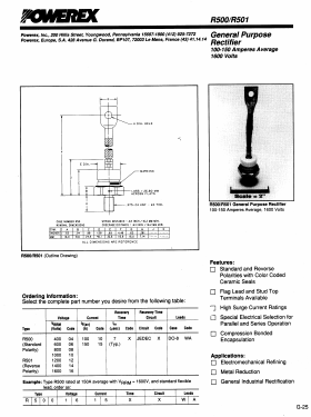 R5011615XXWA Datasheet PDF Powerex