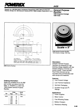 A430PB Datasheet PDF Powerex