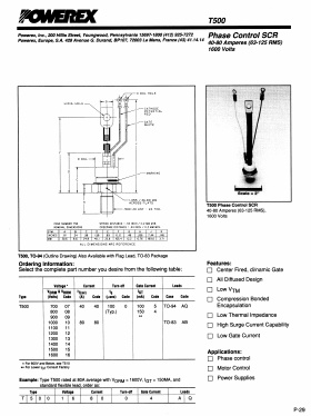 T500118004AB Datasheet PDF Powerex