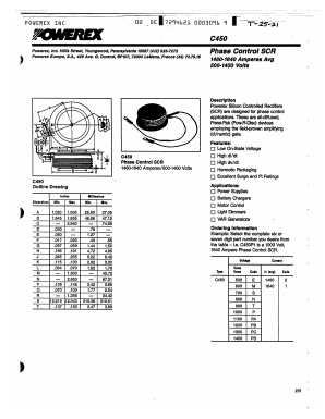 C450PB1 Datasheet PDF Powerex