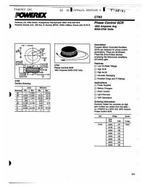 C783CB Datasheet PDF Powerex