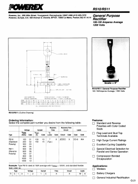 R5110110XXWA Datasheet PDF Powerex