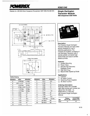 KS621240 Datasheet PDF Powerex
