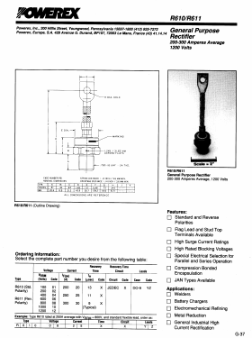 R6100130 Datasheet PDF Powerex