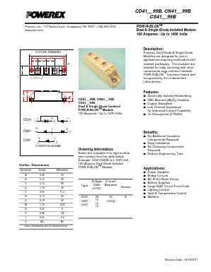 CS4199B Datasheet PDF Powerex