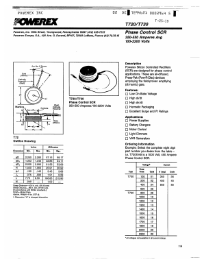 T7201335 Datasheet PDF Powerex