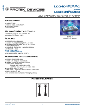 LC0404FC15C Datasheet PDF ProTek Devices.