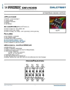 DALC112S1-LF-T13 Datasheet PDF ProTek Devices.