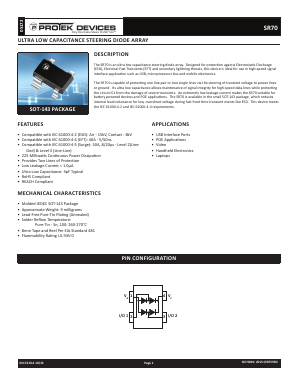 SR70 Datasheet PDF ProTek Devices.
