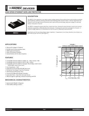 485ELC Datasheet PDF ProTek Devices.