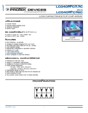 LC0408FC05C-LF-T75-2 Datasheet PDF ProTek Devices.