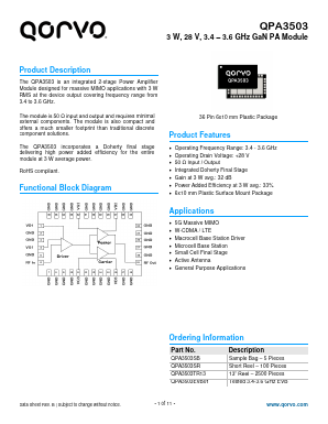 EEEFK1H221P Datasheet PDF Qorvo, Inc