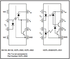 HCPL-4502 Datasheet PDF QT Optoelectronics => Fairchildsemi