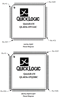 QL4036-3PB256C Datasheet PDF QuickLogic Corporation