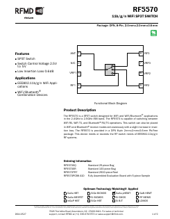 RF5570SQ Datasheet PDF RF Micro Devices